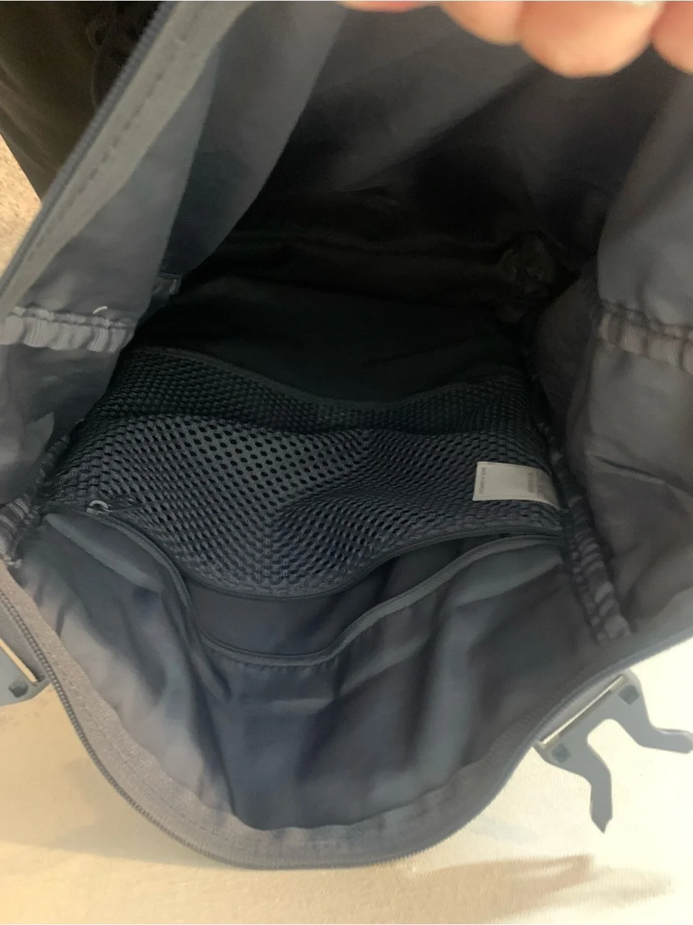 adidas Heather Grey Roll-Top Training Backpack